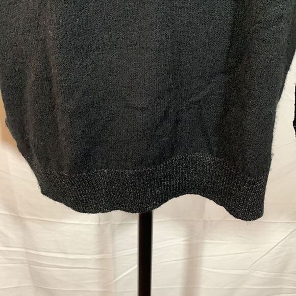 Guess Los Angeles Black Fuzzy Sparkly Sweater NWT - Picture 7 of 13